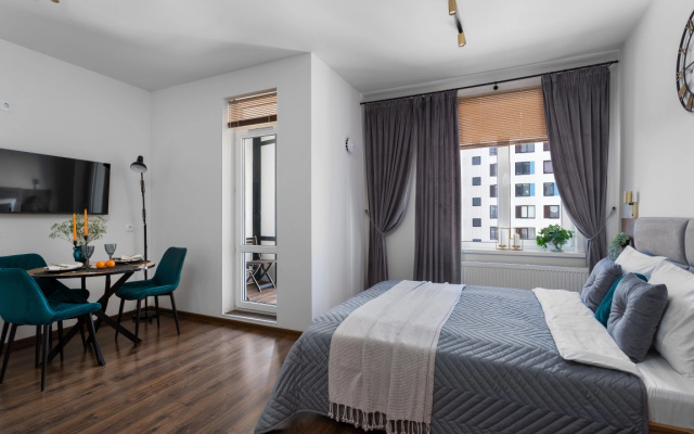 Квартира Делюкс с Балконом и Видом на Город Moderna Flat Status — фото 2