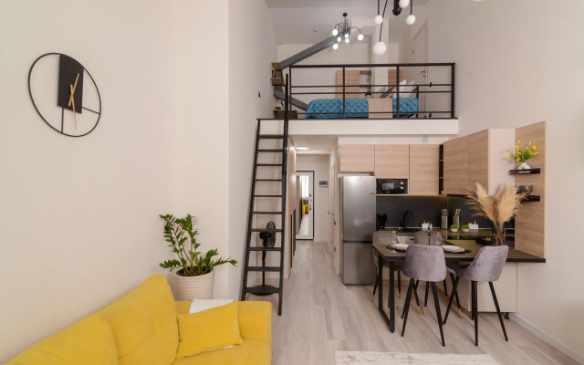Apartamenty ot FolkFort Dvukhurovnevyy Komfort s Polnotsennym Vtorym Etazhom Apartments