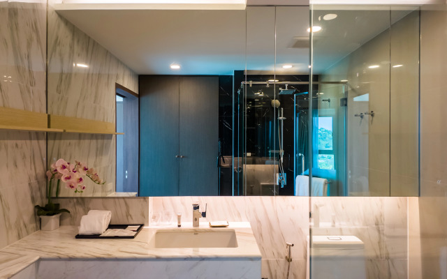 2 spalni v Mida Rizort Apartments