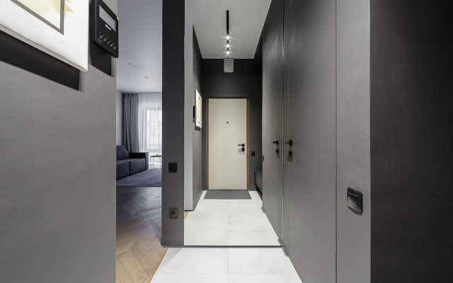 Cherno-bely minimalizm Apartments