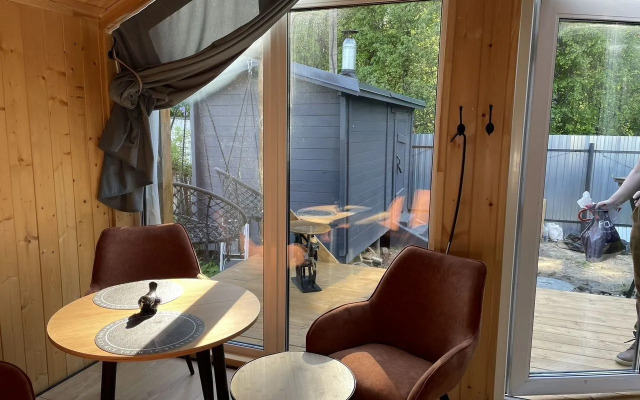 Частный дом С бaней и сибирcким банным чаном