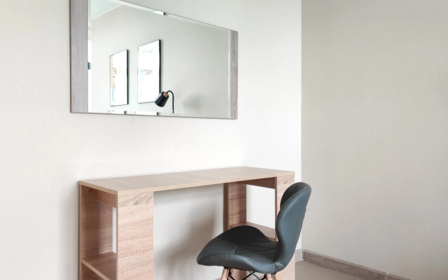 Panda Home sovremennom ZhK s krasivym vidom na reku Apartments