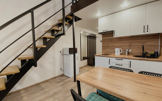 Квартира Green FOX двухуровневая с панорамными окнами