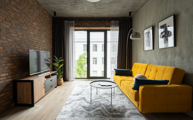 S panoramnymi oknami na Vasilyevskom ostrove Apartments