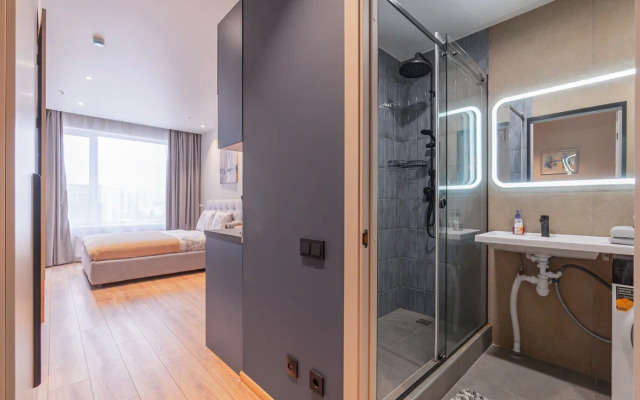 Апартаменты Уютная студия у метро Ладожская