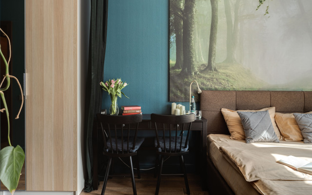 Апартаменты Lalapart Art Forest на 45 этаже небоскреба Савеловский Сити