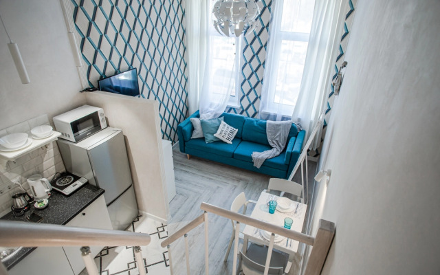 Two-Level Studio Vivaldi ElenaSweetHome Near Tts Moskva and Sadovod