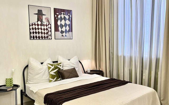 Квартира Свeтлaя Студия в Центрe Гopoдa