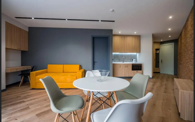 Апарт-отель New Gudauri Atrium Modern Apartments with Ski in/out