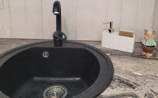 Uyutnaya kvartira s vidom na zasnezhennye gory Flat