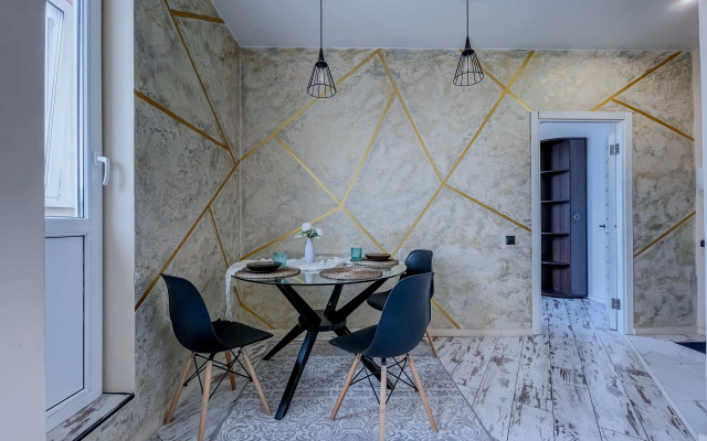 Квартира Green FOX с видом на город и реку Кутум