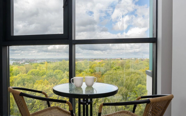 Квартира Уютная в центре с видом на парк