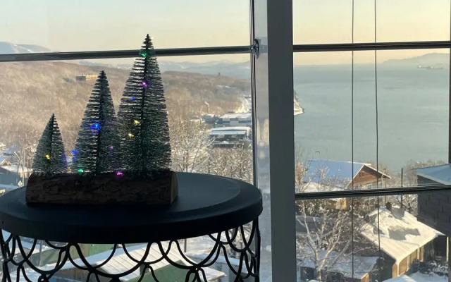 Квартира Sea-studio Вид на Тихий океан, бухту и лес