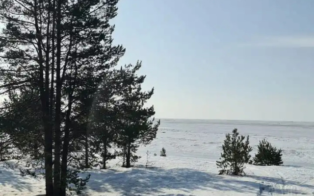 Гостевой дом с сауной вблизи реки и озера Ладоги Лисий берег