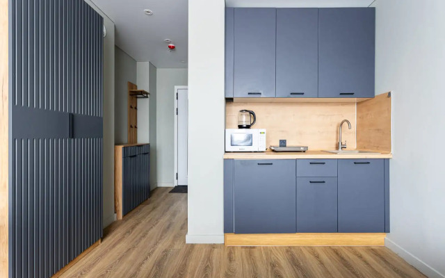 Апартаменты Студия с раздельными кроватями в гостинице Салют