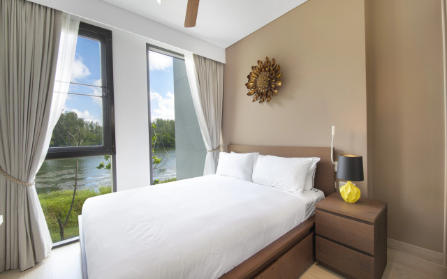 Апартаменты Три спальни с видом на море и озеро