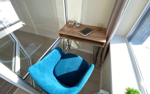 Квартира премиум Green FOX от дизайнера с видом на Волгу