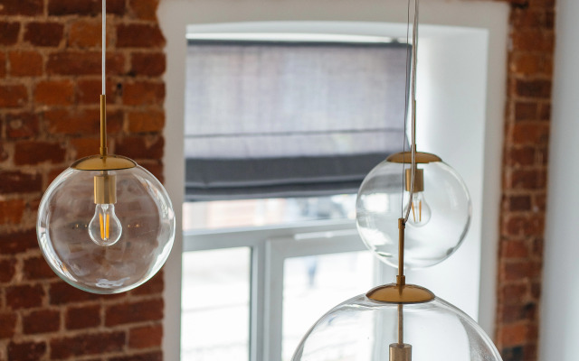 Апартаменты ApartH с видом на город и камином