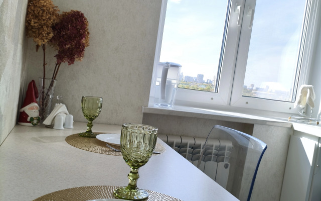 Квартира Двухкомнатные апартаменты в центре города, на берегу Иртыша