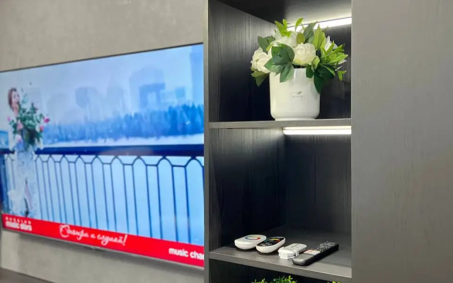 Апартаменты с панорамным видом на город и ванной