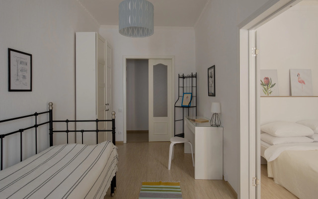 Квартира с двумя спальнями и кухней-гостиной