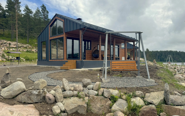 Частный дом Домики Ихоярви на озере (дом 3)