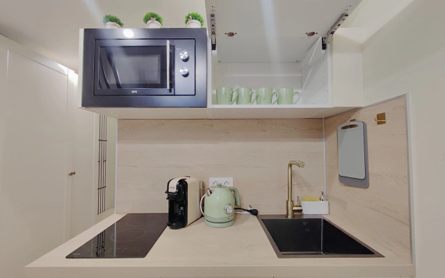 Квартира Трехместная студия с евроремонтом