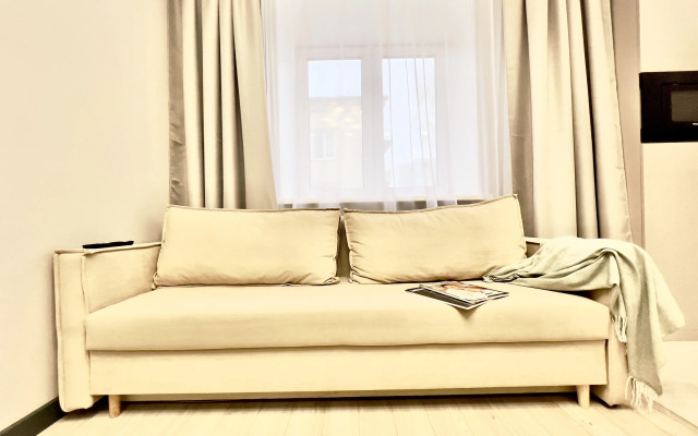 VyDoma na Tyumenskom Arbate s vidom na Bul'var Dzerzhinsko Apartments