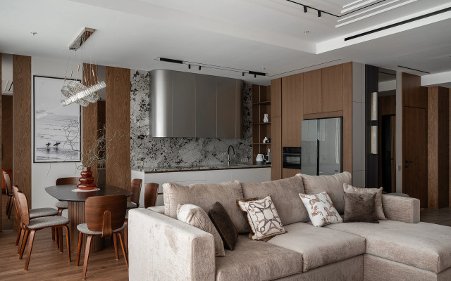 Апартаменты Трехкомнатные Luxury Dubai с двумя спальнями