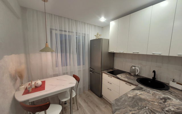Uyutnaya kvartira s vidom na zasnezhennye gory Flat