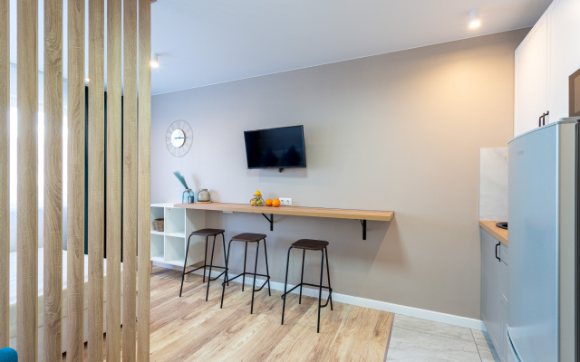 Morent s dizaynerskim remontom v ZHK «Frukty» Apartments