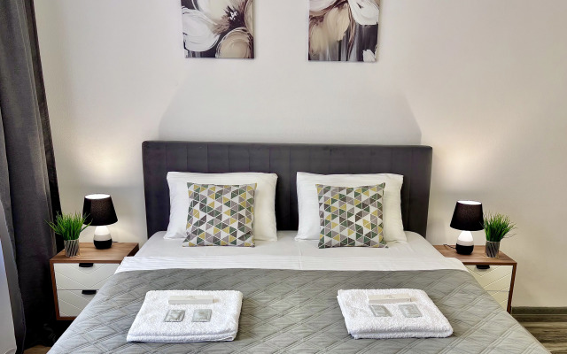 Квартира Комфортная Новая Студия с Мягкой Кроватью