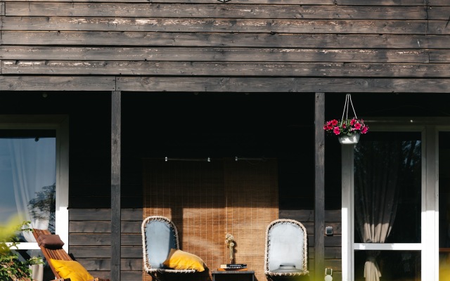 Шале с камином