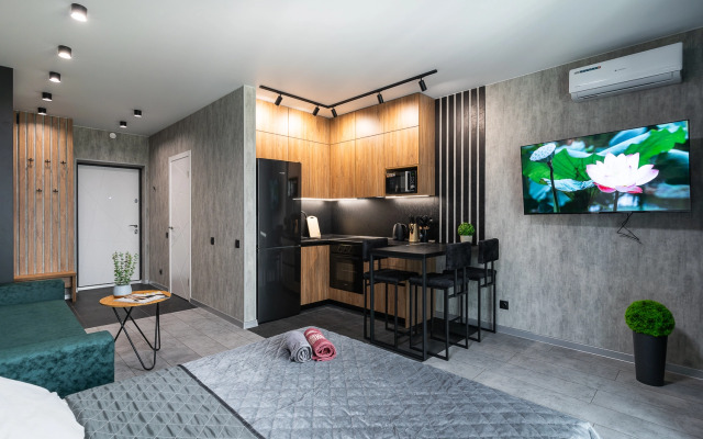 Квартира Студия с панорамным видом, у метро Аэродромная