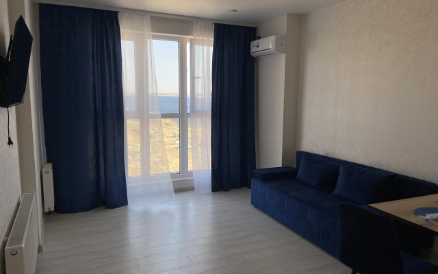 Квартира Уютная студия с панорамным видом на Волгу