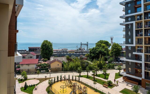 Studiya u morya s balkonom. Karavella 126 Flat