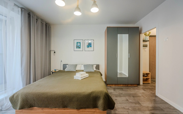 Квартира Уютная студия рядом с ЖД вокзалом