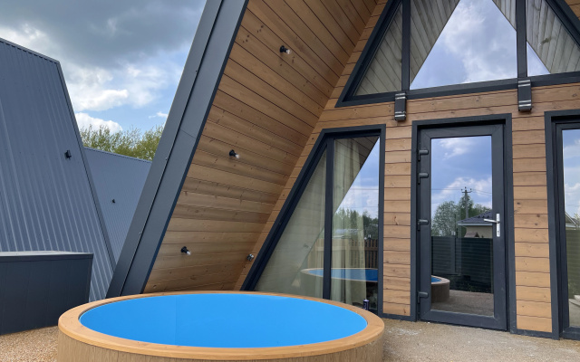 Частный дом A-Frame с Бассейном