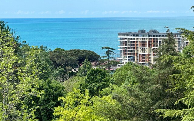 V otele s vidom na more. Kosmos 522 Apartments