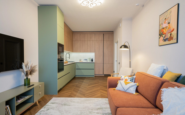 Квартира Евродвушка с видом на Неву