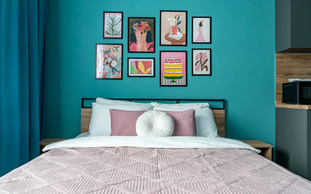 Квартира Яркая студия на Пулковском шоссе