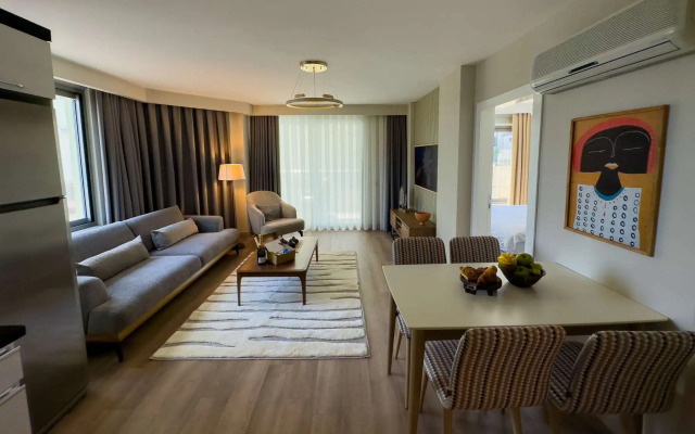 Апартаменты 2+1 Qoople Begonia в 20 метрах от моря