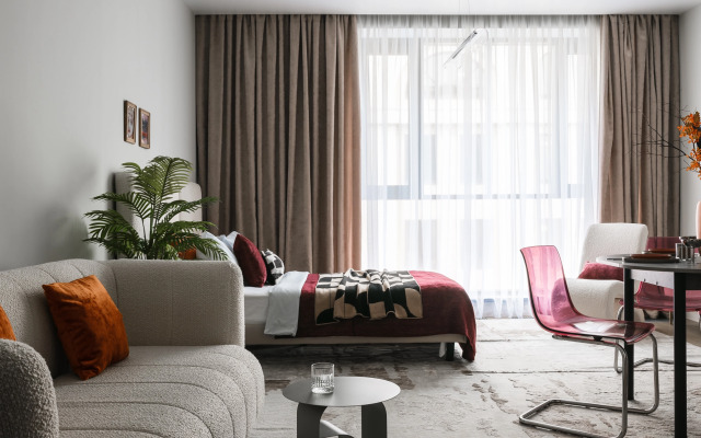 Квартира Элегантная Без Компромиссов с Паркингом в ЖК Бизнес-класса в Центре Москвы