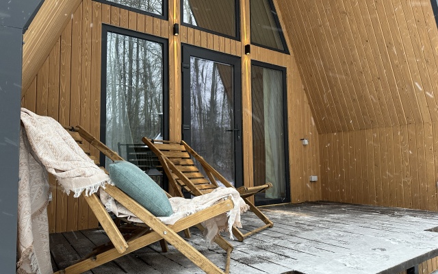 Barnhaus №1 s drovyanoj banej i goryachej kupel'yu, na 7 gostej Private House