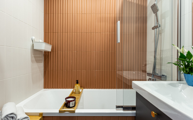 Квартира Piter Apartments двухкомнатные с кондиционером рядом с Лахтой