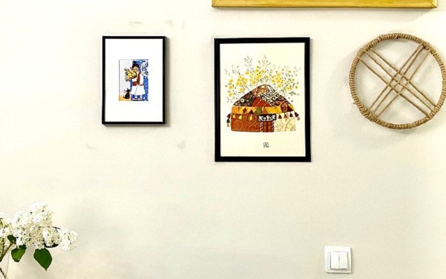 Апартаменты Уникальная студия Жеруйык в стиле Этно в центре