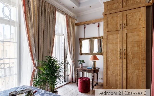 Апартаменты Minin Apartments Богемная Двухуровневая Мансарда 150 кв.м