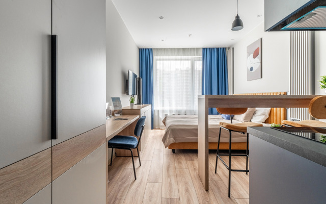 Апартаменты Globalstay Ладожский Авенир Студия 10 мин м. Ладожская