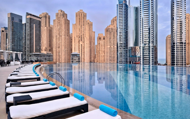 Апартаменты Marriott 1BR with Dubai Marina View