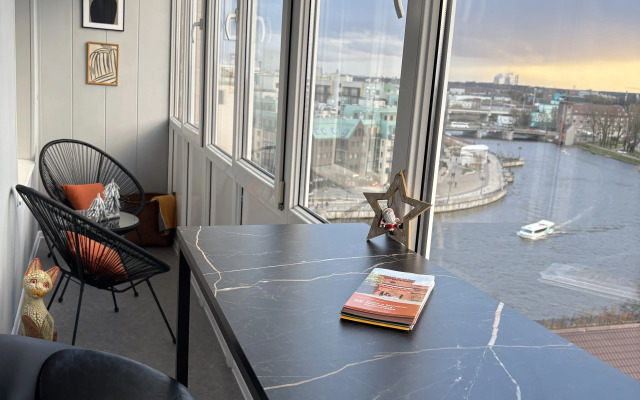 Квартира с видом на рыбную деревню